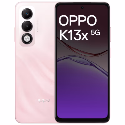 OPPO K13x 5G 6000mAh and 45W SUPERVOOC Charger & AI (Sunset Peach, 128 GB)  (4 GB RAM)